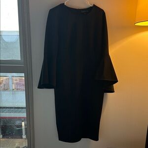 Eloquii Black Long Sleeve Dress